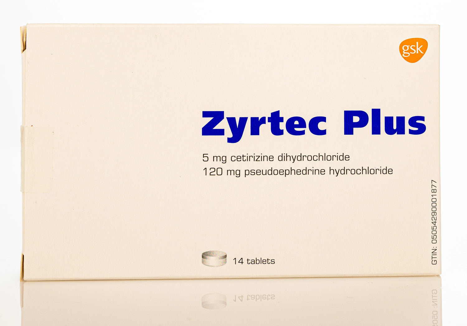 Zyrtec Plus 5/120Mg 14Tablets