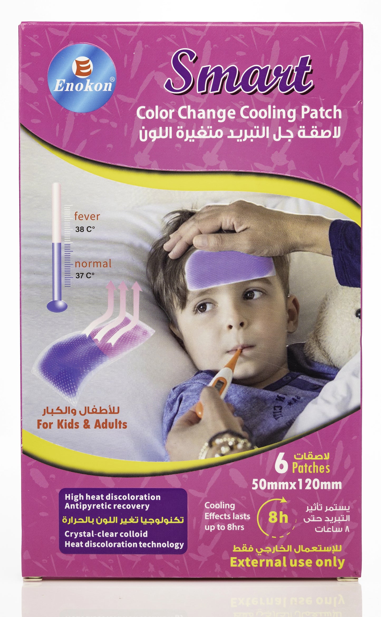 Enokon Smart Color Change Cooling Patch 6 Pieces
