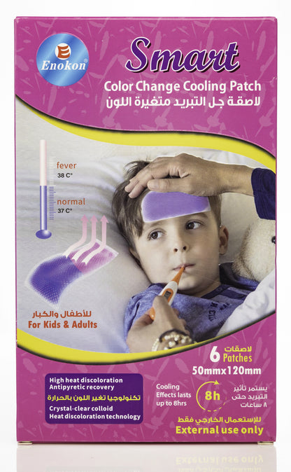 Enokon Smart Color Change Cooling Patch 6 Pieces