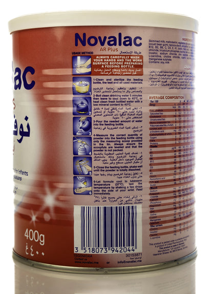 Novalac AR Plus Milk Powder 400g