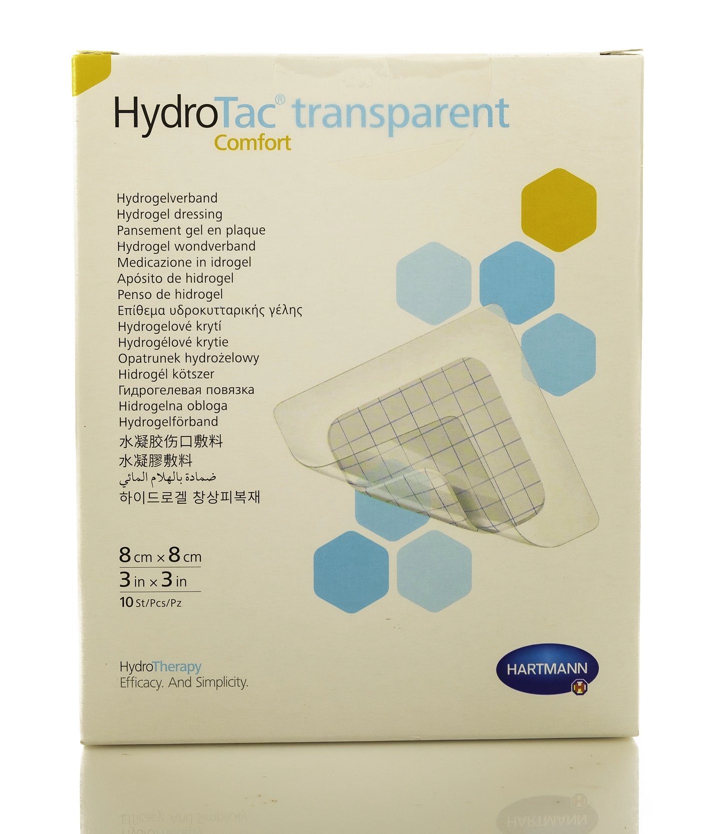 Hartmann HydroTac Transparent  Comfort 8X8Cm 10 Pieces