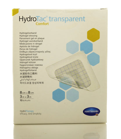 Hartmann HydroTac Transparent  Comfort 8X8Cm 10 Pieces