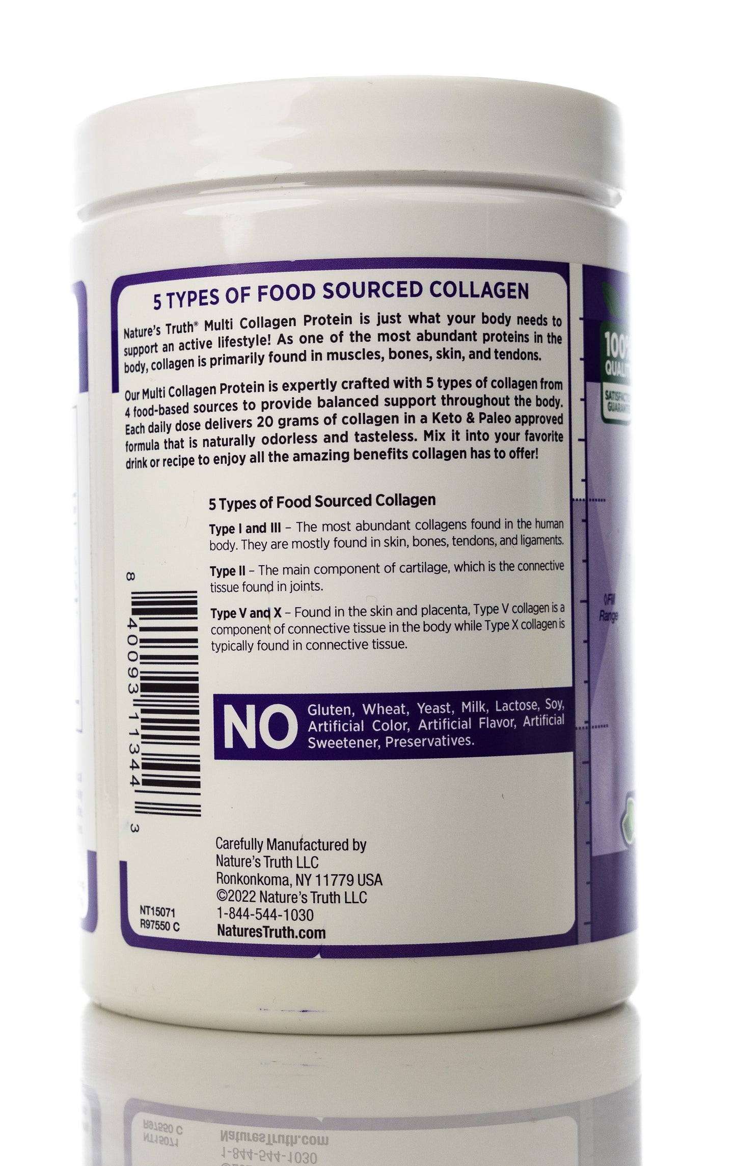 Nature’s Truth Multi Collagen Protein 255gm
