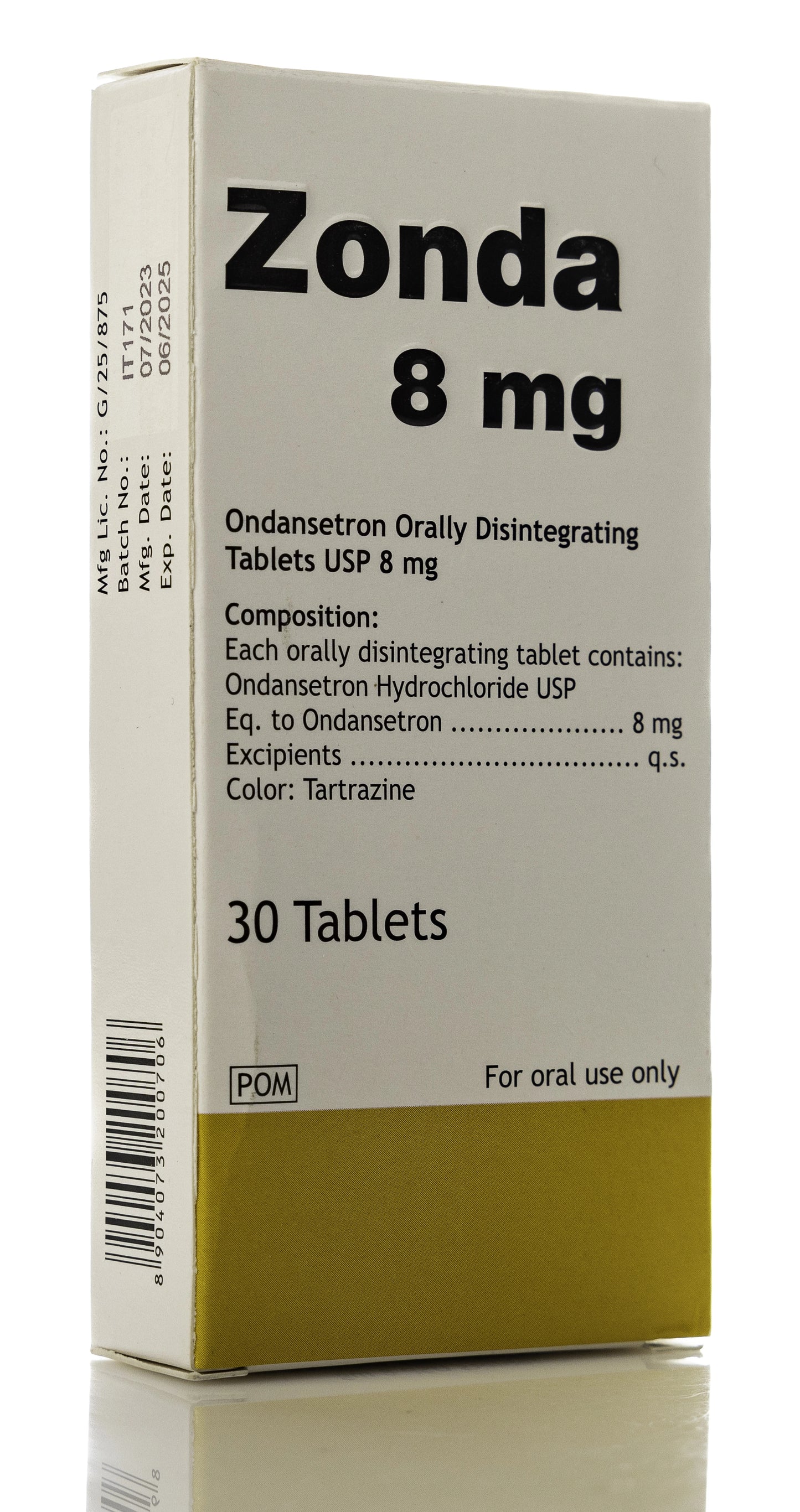Zonda 8Mg 30Tablets