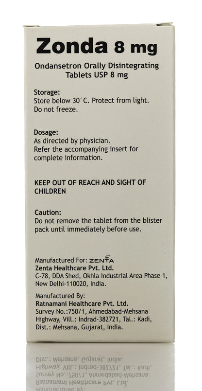 Zonda 8Mg 30Tablets