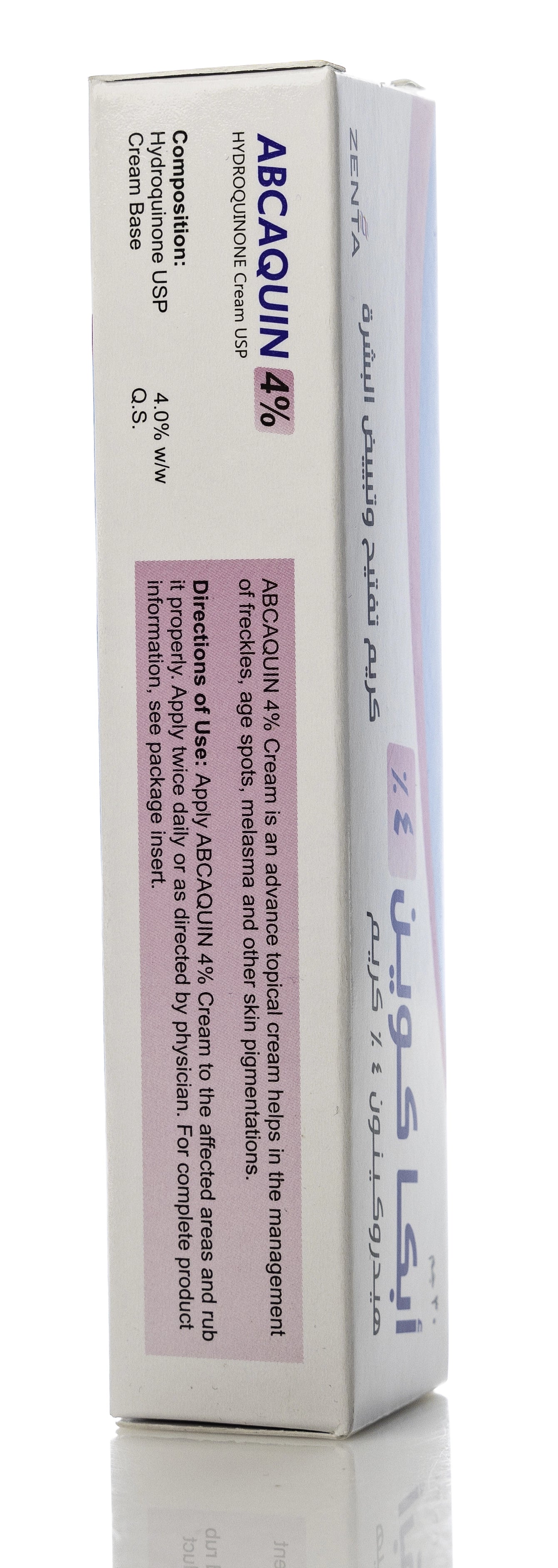 Abcaquin 4% Whitening&Lightening Cream 30Gm