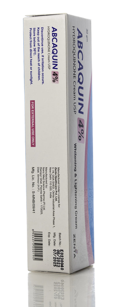 Abcaquin 4% Whitening&Lightening Cream 30Gm