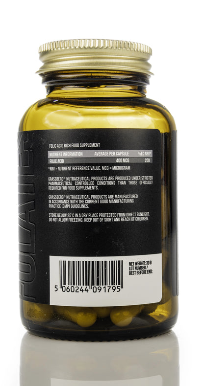 Grassberg Folic Acid 400Mcg 60 Capsule