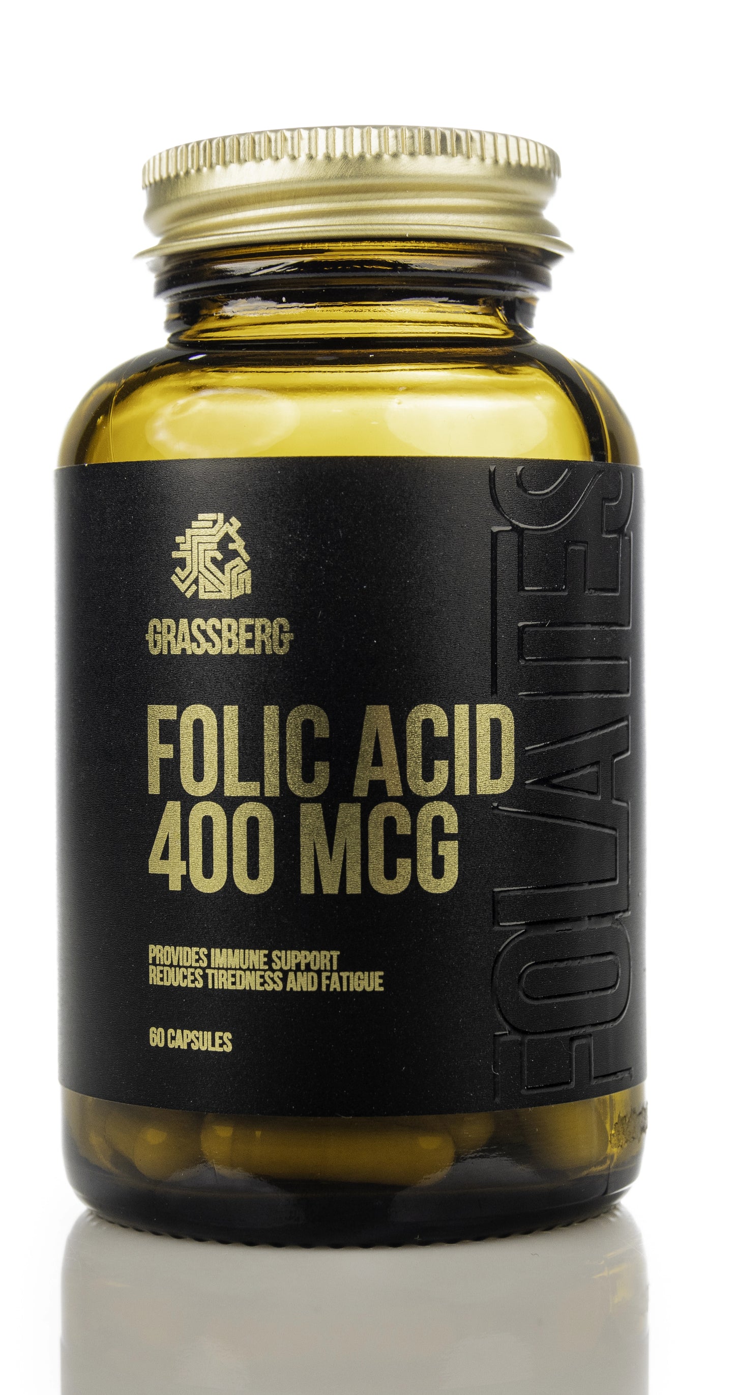 Grassberg Folic Acid 400Mcg 60 Capsule