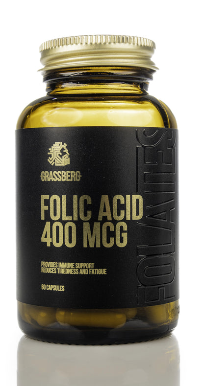 Grassberg Folic Acid 400Mcg 60 Capsule