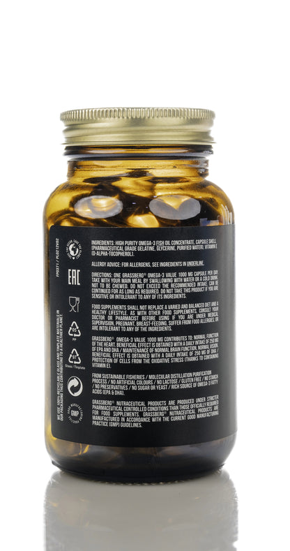 Grassberg Omega-3 Value 1000mg 60 Capsules