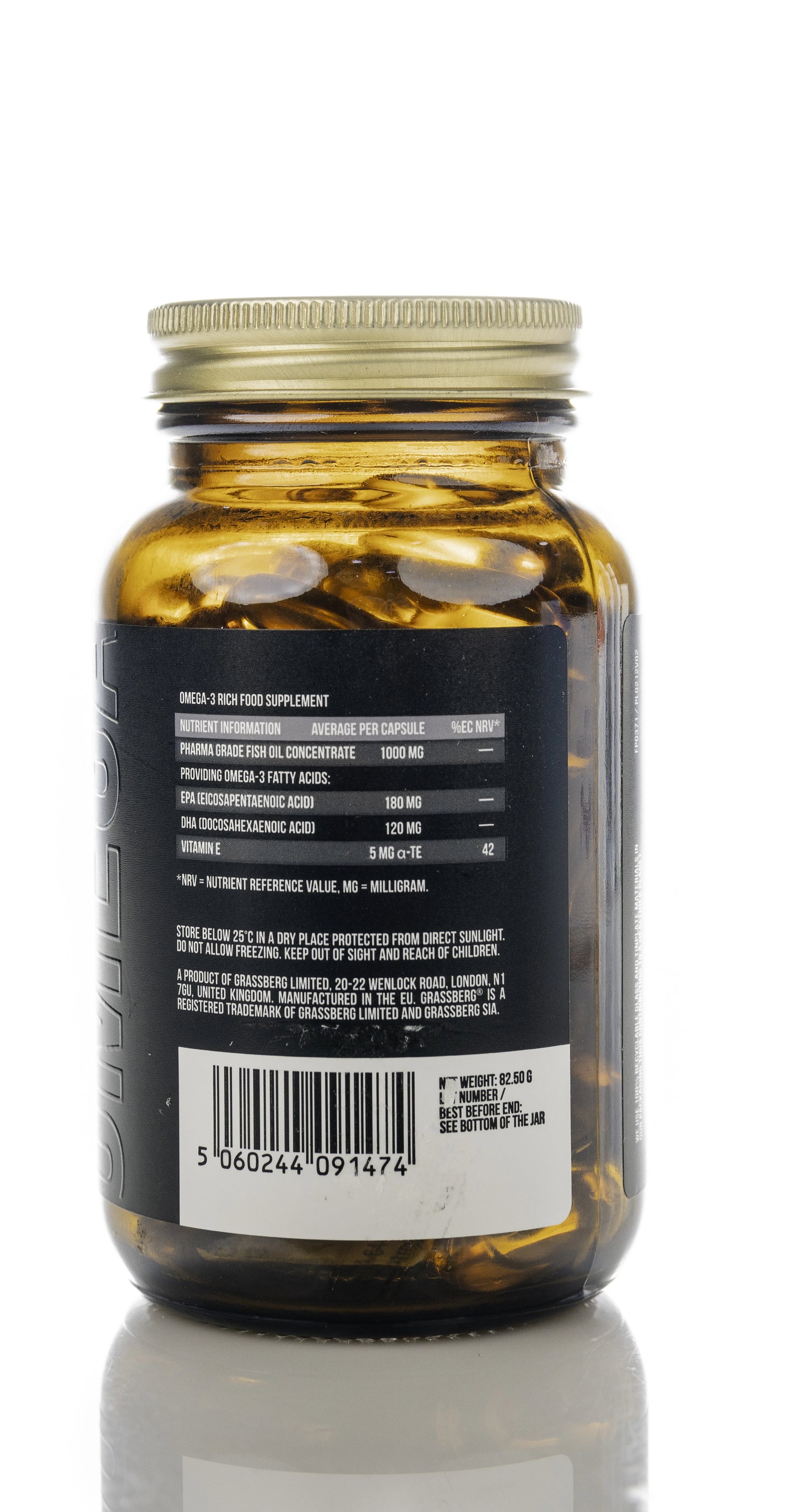 Grassberg Omega-3 Value 1000mg 60 Capsules