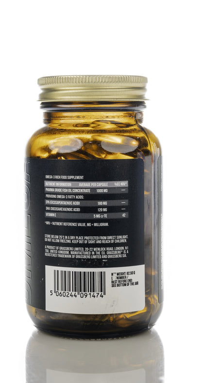 Grassberg Omega-3 Value 1000mg 60 Capsules