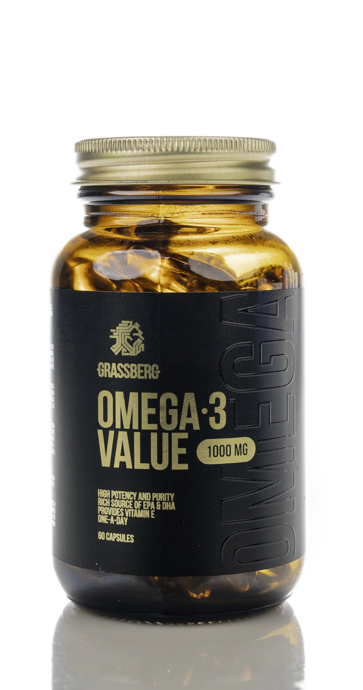 Grassberg Omega-3 Value 1000mg 60 Capsules