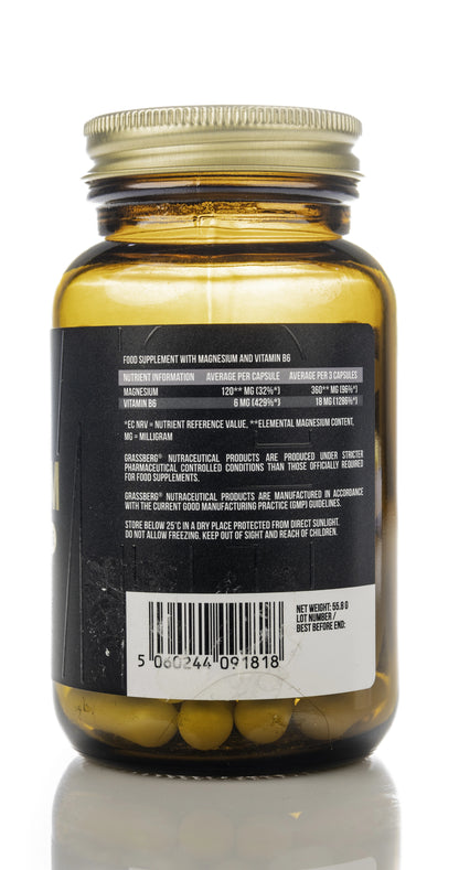 Grassberg Magnesium Premium B6 60 Capsule