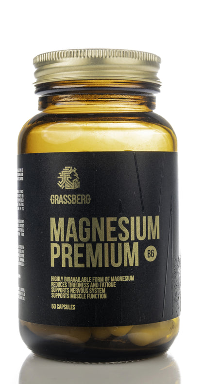 Grassberg Magnesium Premium B6 60 Capsule