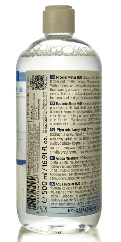 Dermedic Hydrain3 Hialuro Micellar Water H2O 500 ml