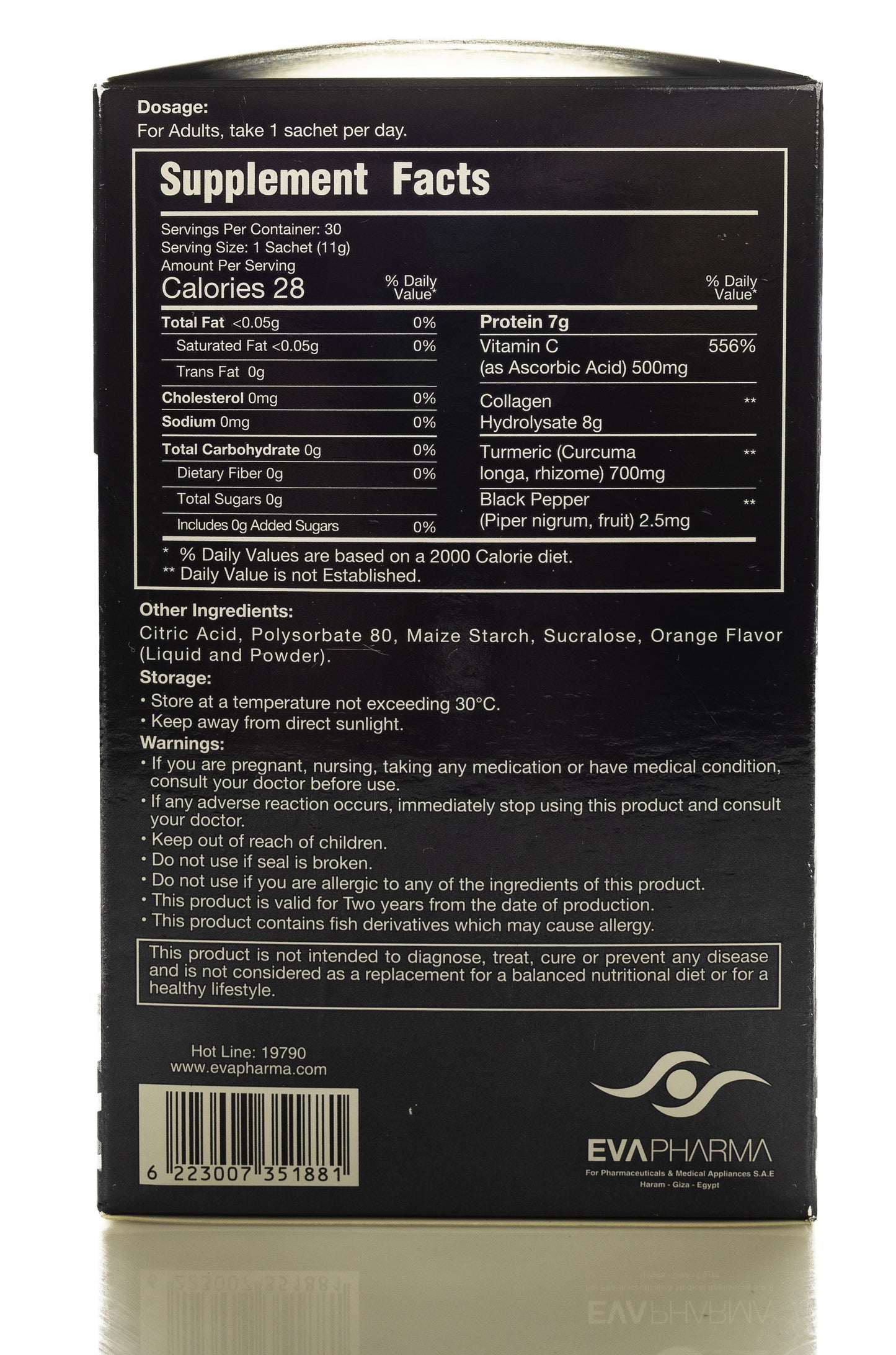 Acti-Colla Advance Collagen+Turmeric+Vitamin C 30Sch