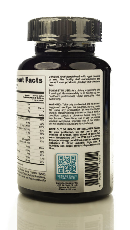 Livs Women's multivitamin 50 Gummies