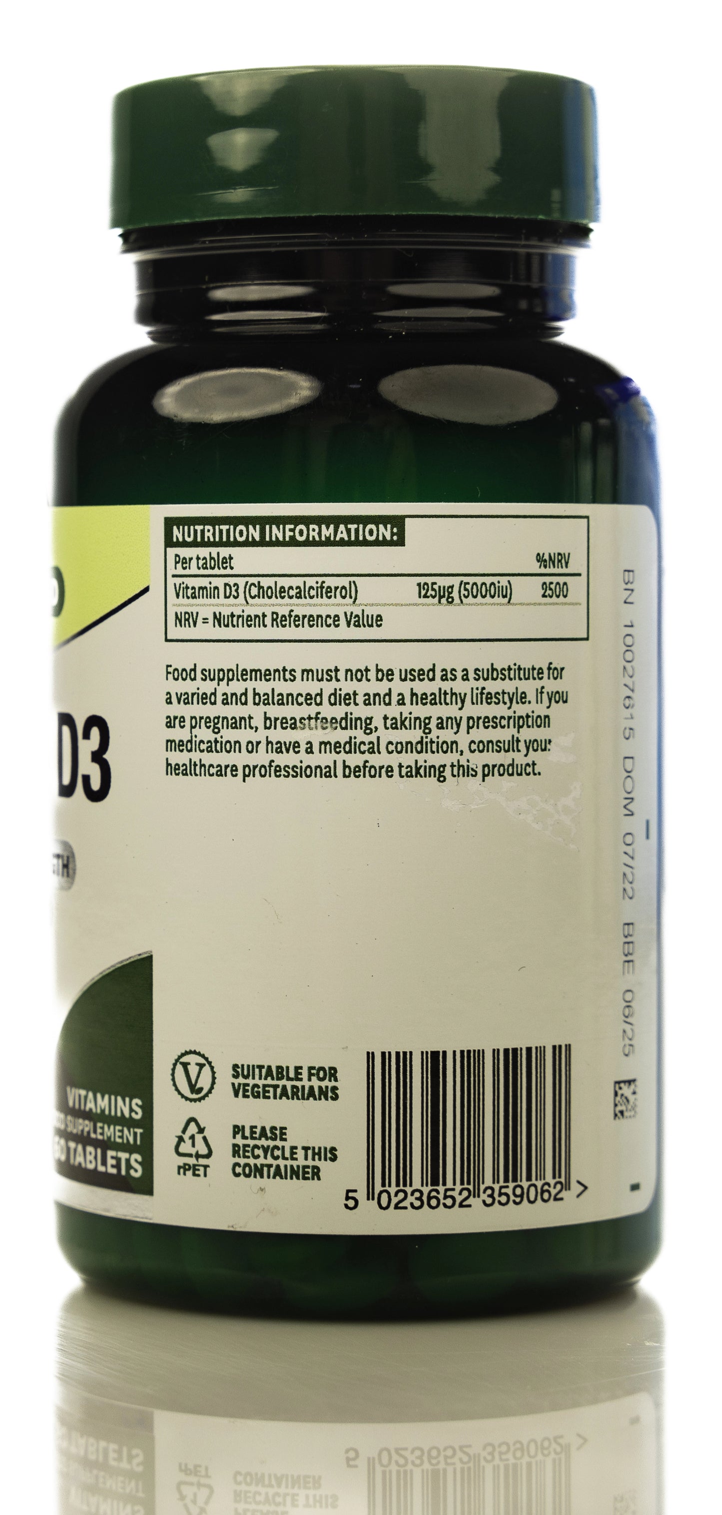 Natures Aid Vitamin D3 5000IU 60 Tablet