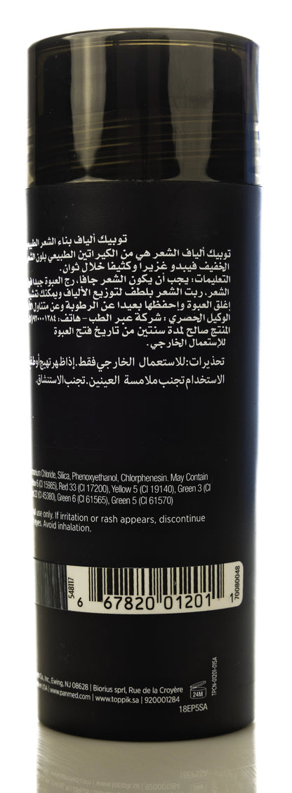 Toppik Hair Fibers Black  Powder 27 G