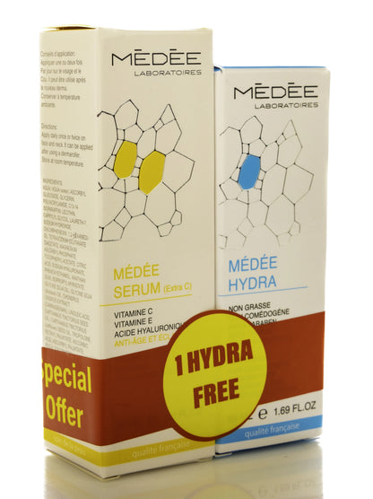 Medee Extra C Serum 30 Ml+Hydra Moisturizing Cream Offer