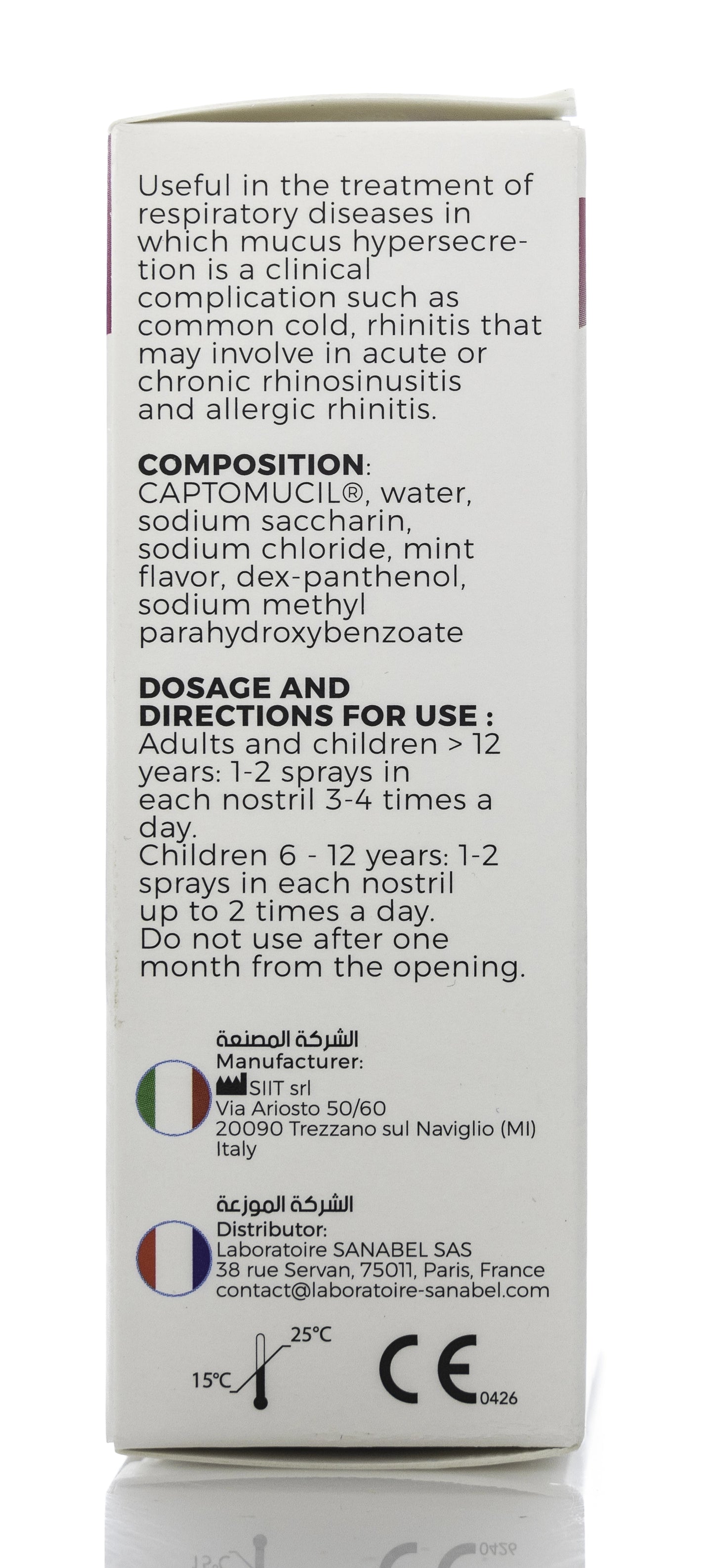 Santebel Flu Decongestionant Nasal Spray 20Ml