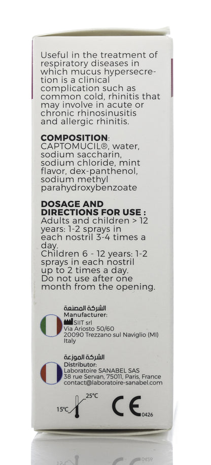 Santebel Flu Decongestionant Nasal Spray 20Ml