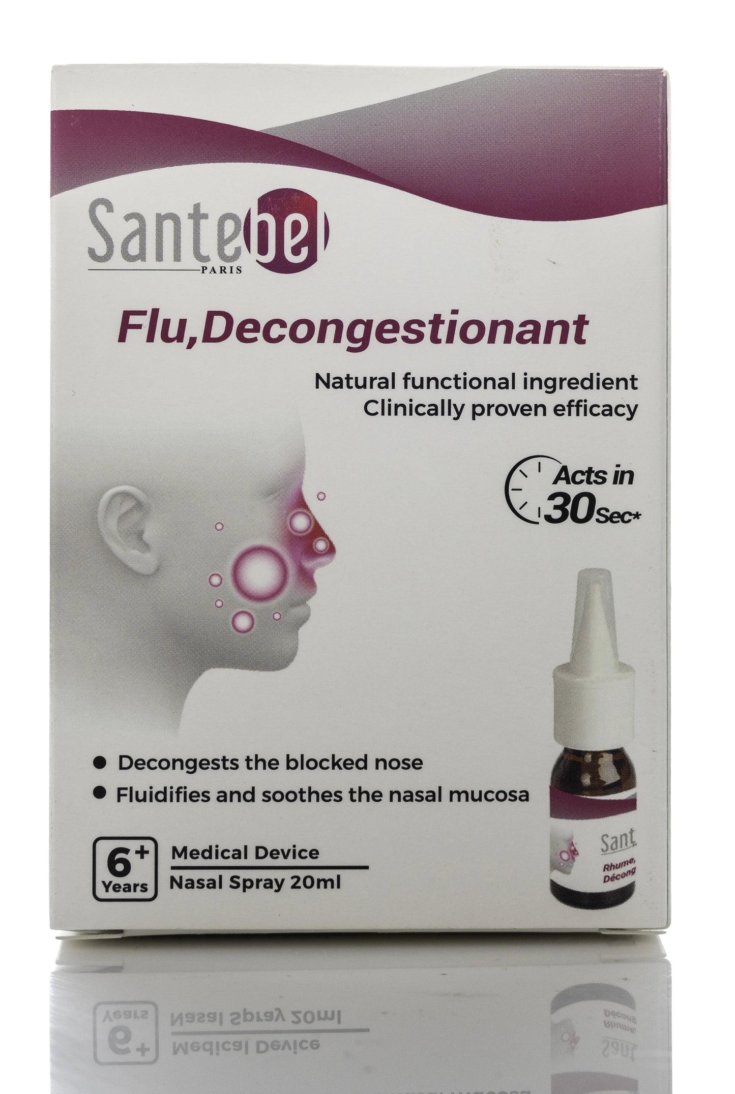 Santebel Flu Decongestionant Nasal Spray 20Ml