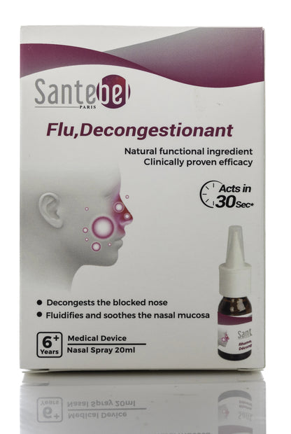Santebel Flu Decongestionant Nasal Spray 20Ml