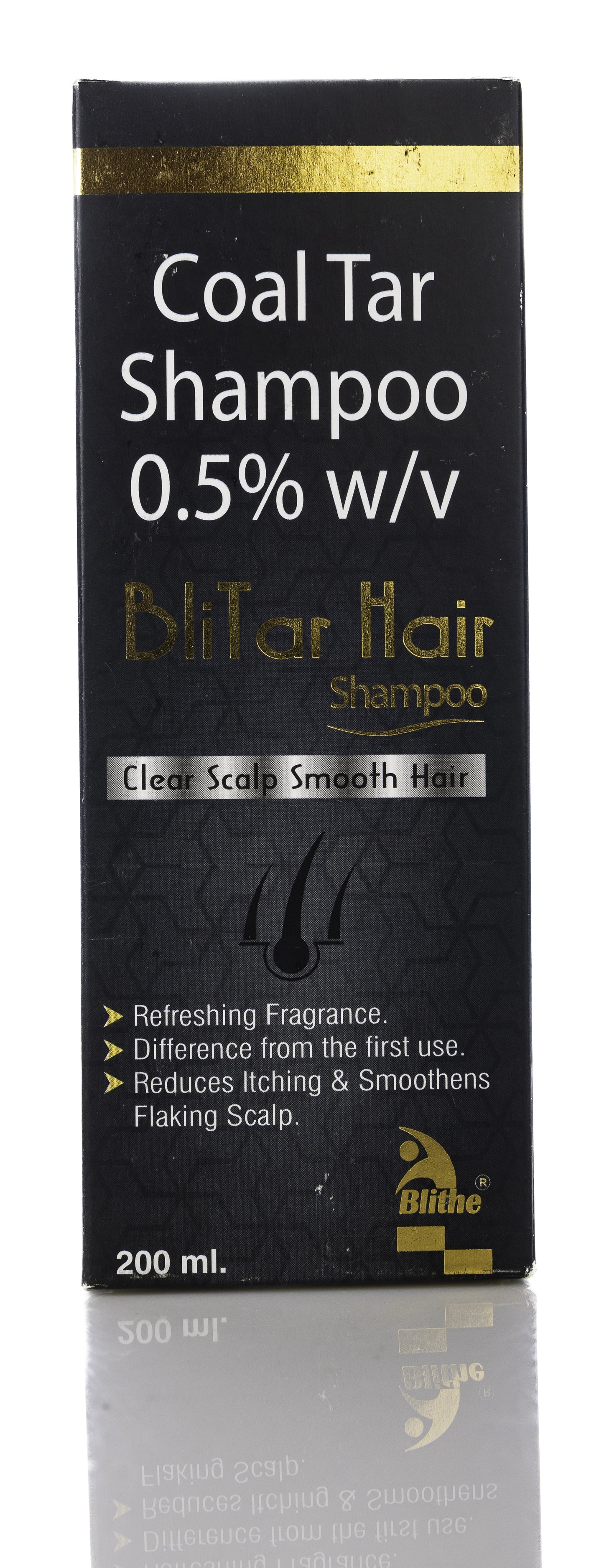 BliTar Hair Shampoo (Coal Tar 0.5%) 200 Ml