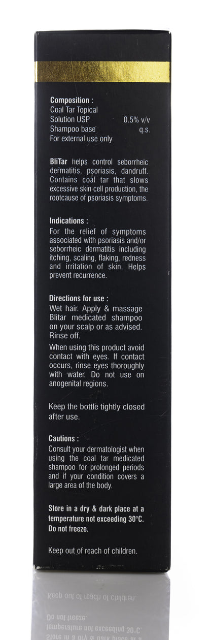 BliTar Hair Shampoo (Coal Tar 0.5%) 200 Ml