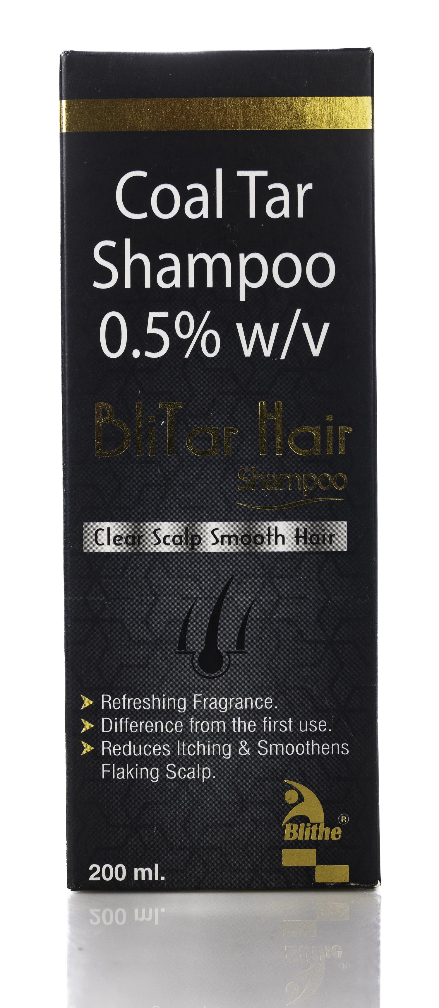 BliTar Hair Shampoo (Coal Tar 0.5%) 200 Ml