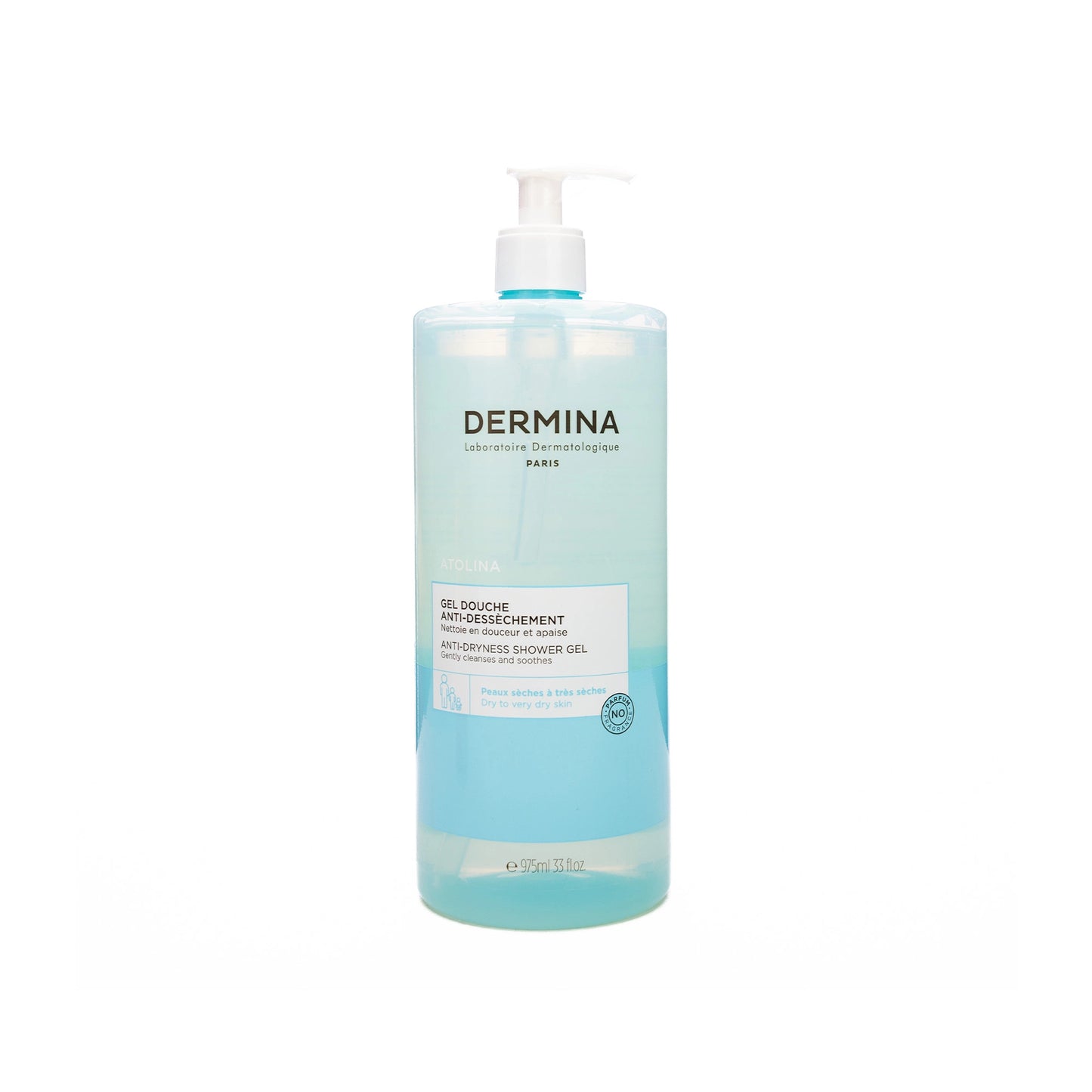Dermina Atolina Anti-Dryness Shower Gel 975 Ml