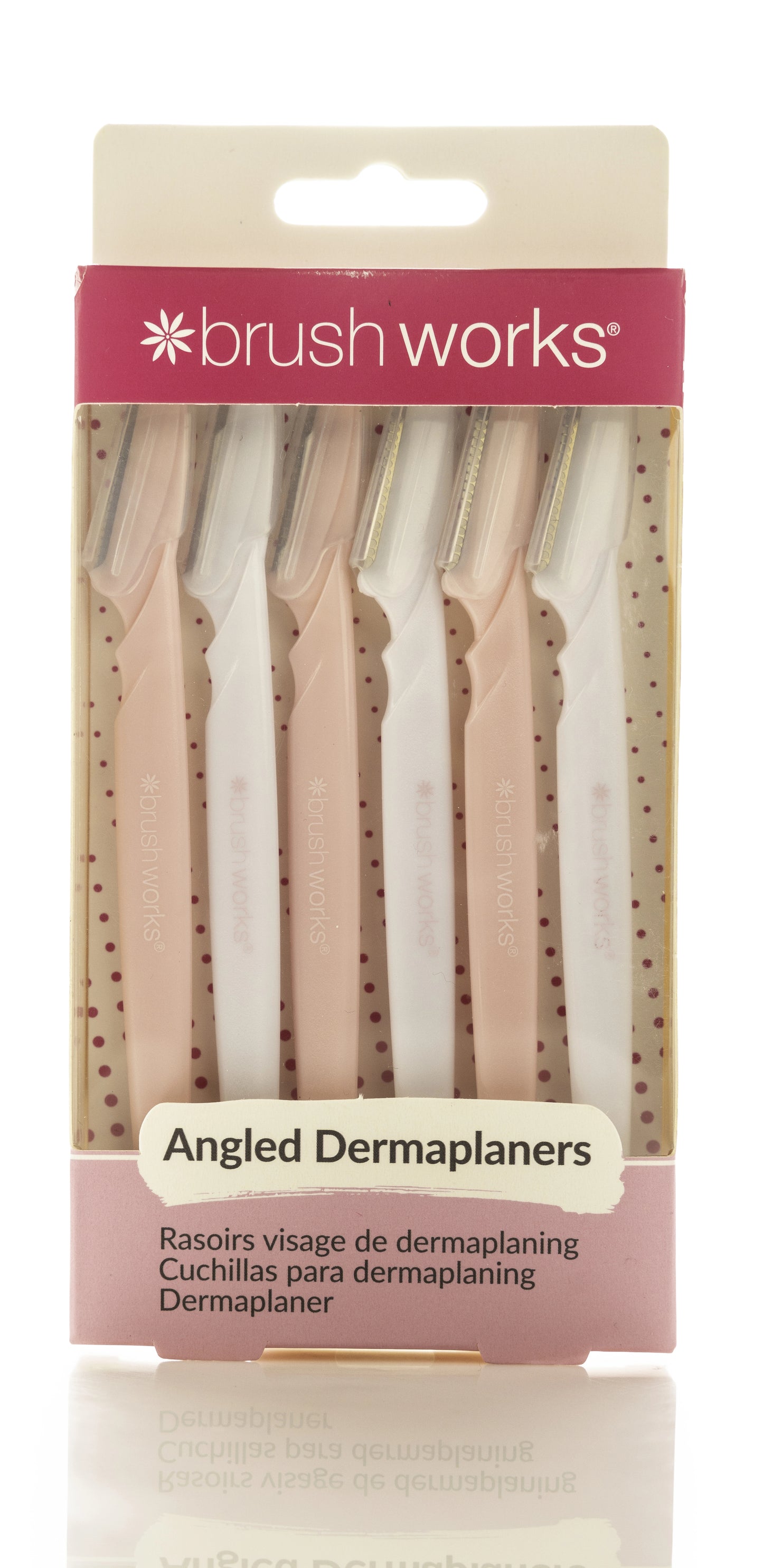 Brushworks Angled Dermaplaners 6 Pieces