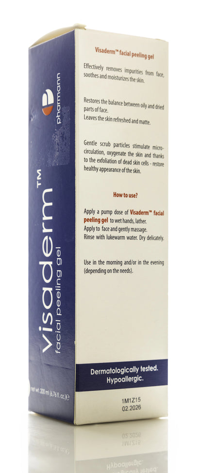 Pharmann Visaderm Facial Peeling Gel 200 Ml