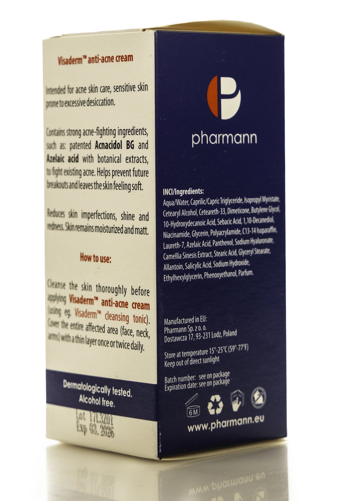 Pharmann Visaderm Anti-Acne Cream 50 Ml