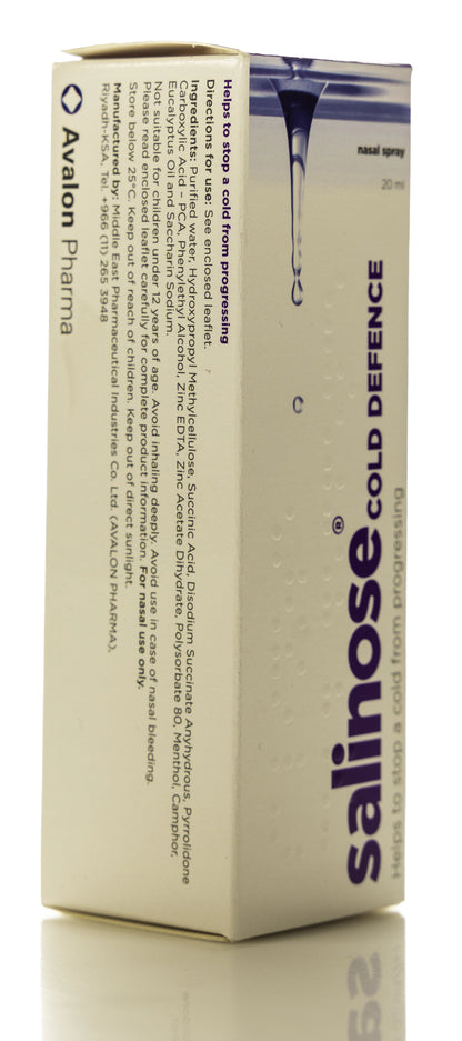 Avalon Salinose Cold Defence Spray 20Ml