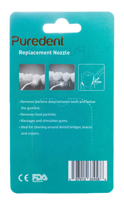 Puredent Replacement Nozzle 2 Pieces