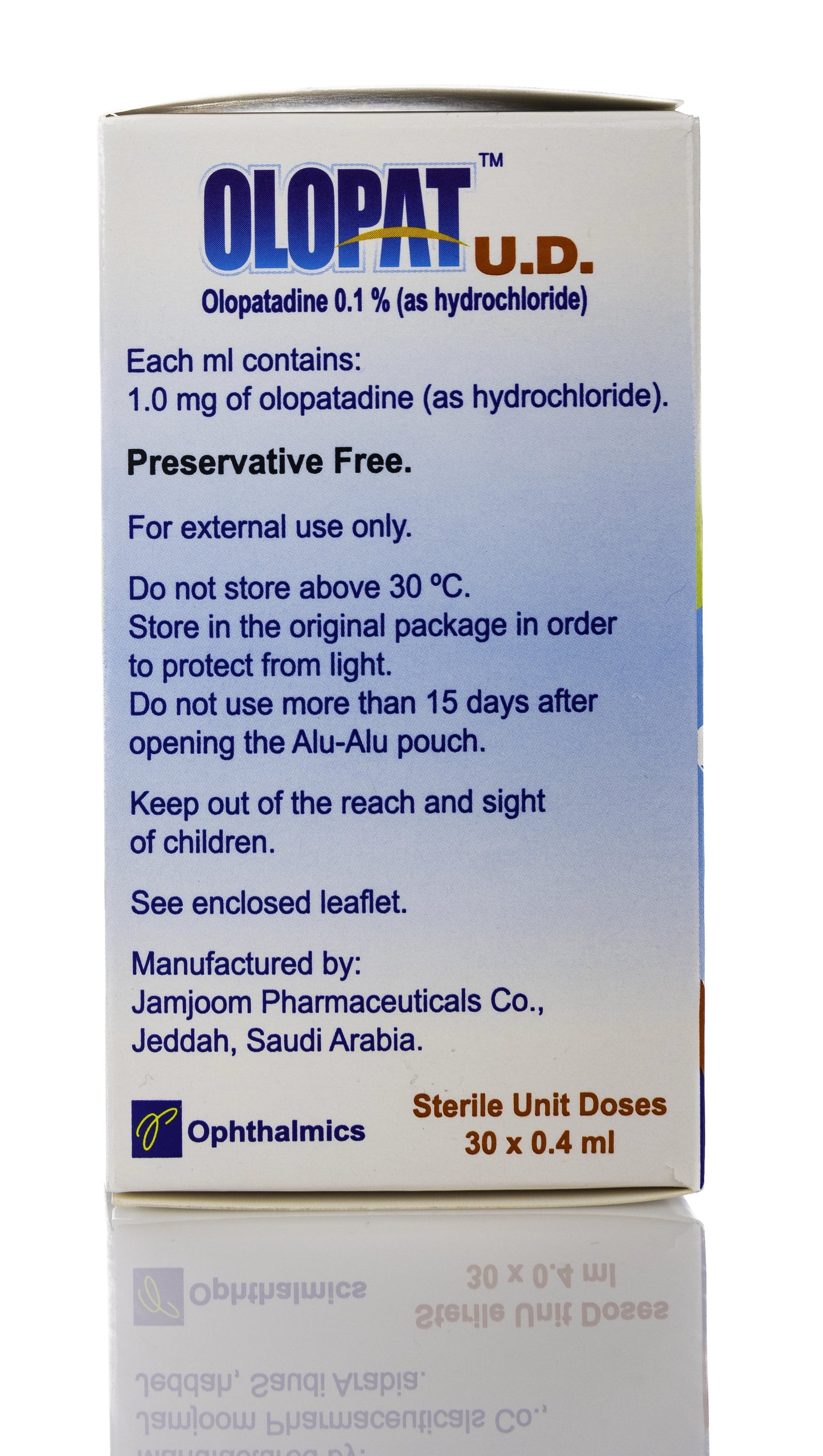Olopat Ud Eye Drops 30X0.4Ml