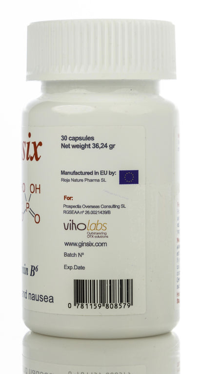Ginsix Ginger+Vitamin B6  30 Capsule