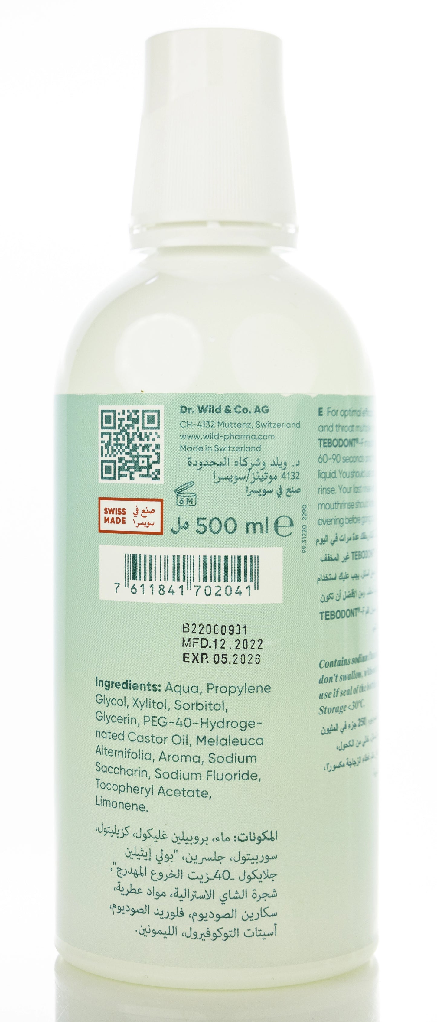 Wild Tebodont-F Mouthwash 500 ml