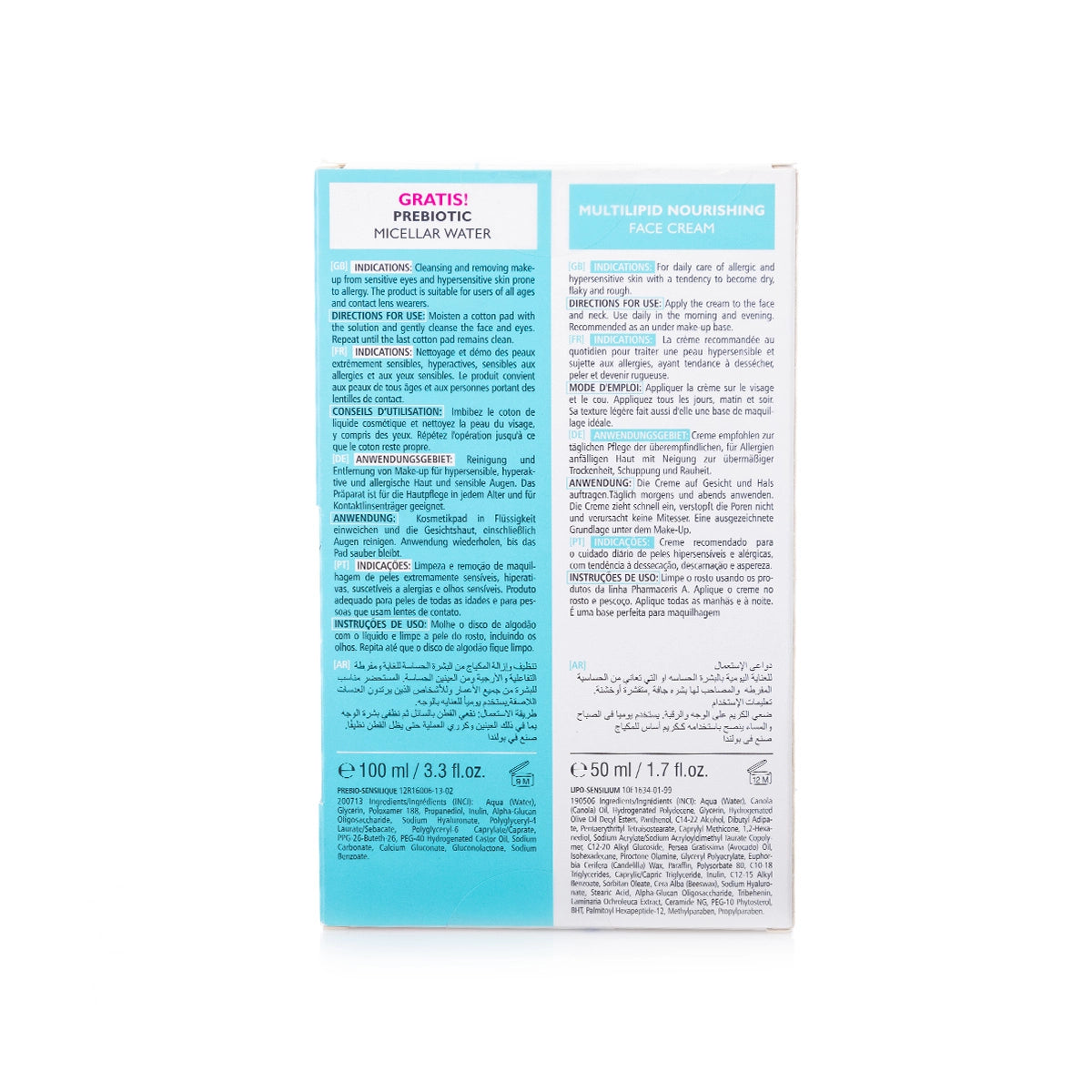 Pharmaceris Lipo Sensilium + Prebio Sensilique Set Offer