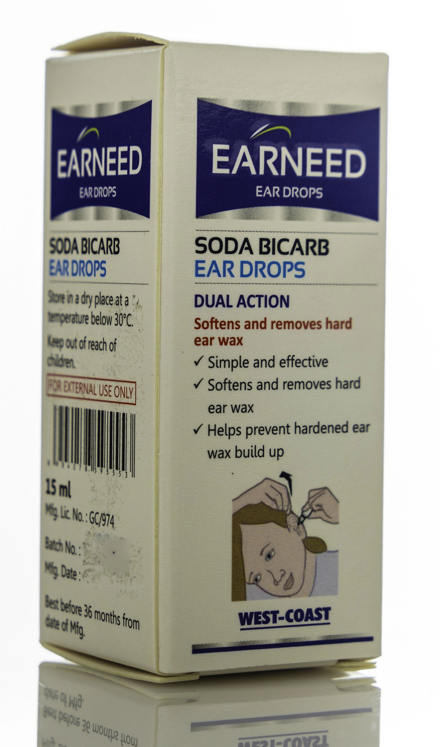 Earneed Soda Bicarb Ear Drops 15Ml