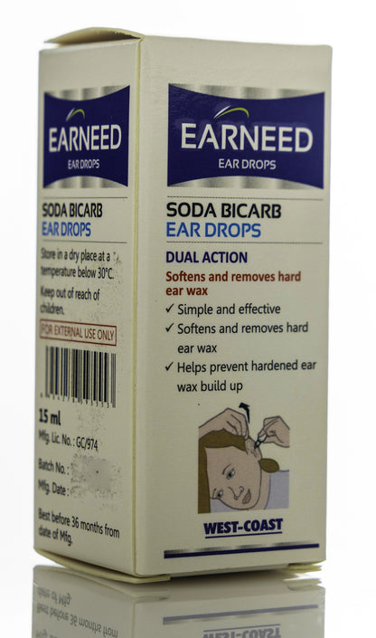 Earneed Soda Bicarb Ear Drops 15Ml