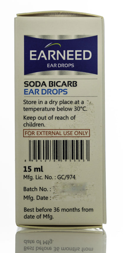 Earneed Soda Bicarb Ear Drops 15Ml