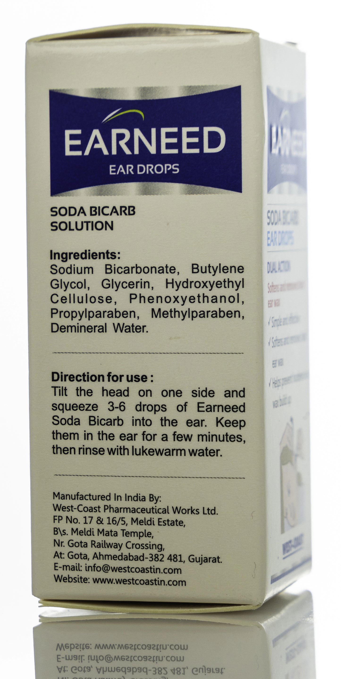 Earneed Soda Bicarb Ear Drops 15Ml