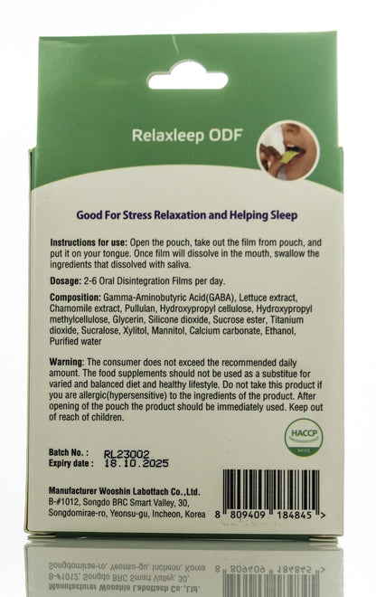 Relaxleep Odf Oral Strips 5 pieces
