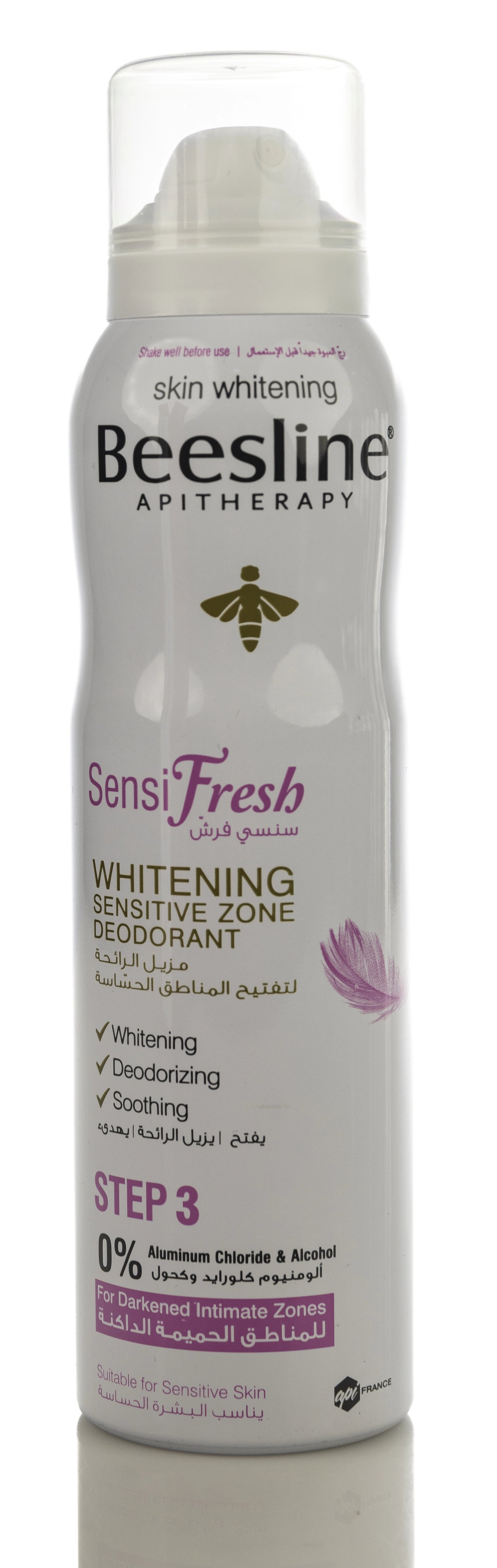 Beesline Whitening Sensitive Zone Cream 50 Ml+ Sensifresh Whitening Sensitive Zone Deodorant 150 Ml Offer Pack