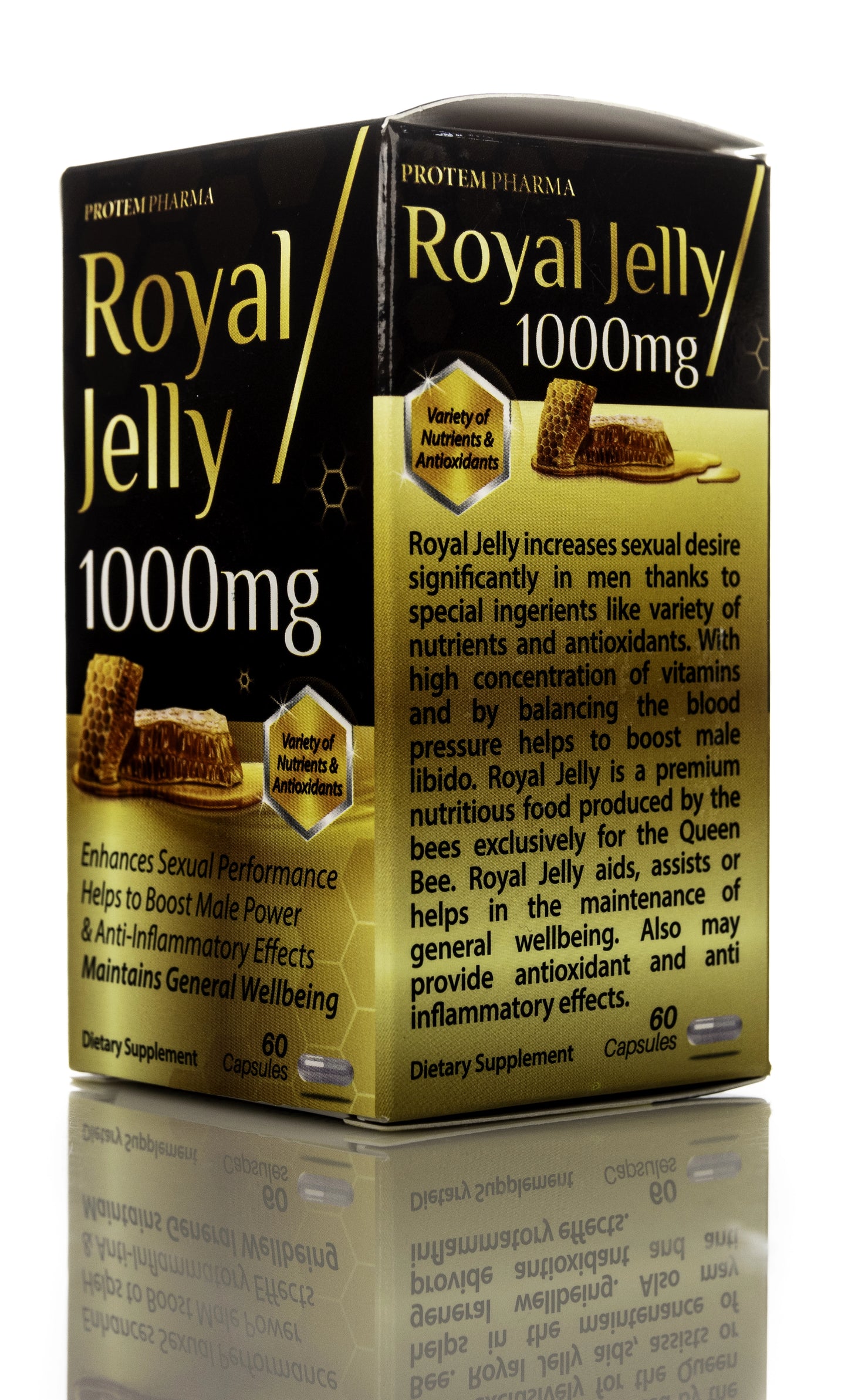 Protem Pharma Royal Jelly 1000mg 60Capsules